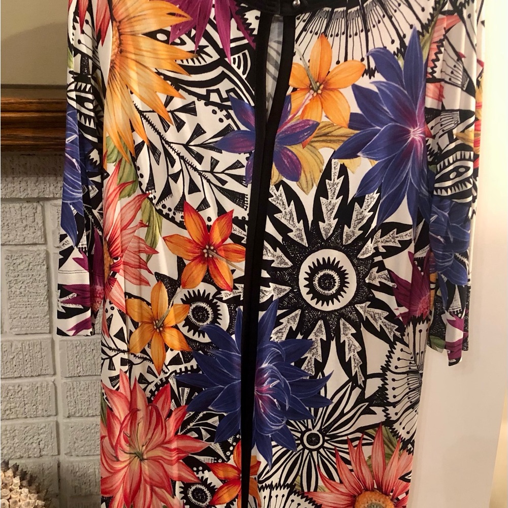 Marc Cain multi floral dress Size 14